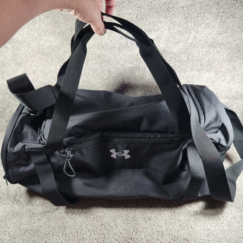 Under Armour Undeniable Duffel Bag Black Sport Gym Travel